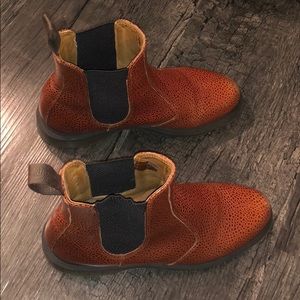 Dr Marten brown girl chelsea boots size 8